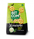 Хлебные чипсы с луком и сметаной Хеллоины "Bitcom" фас. 0,07 ШБ